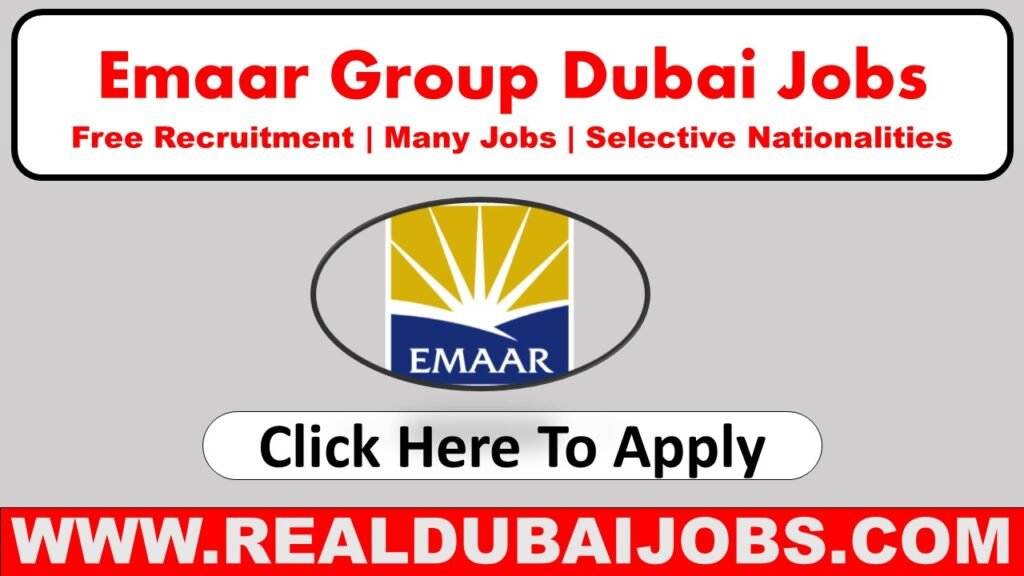 Emaar Careers Dubai Jobs